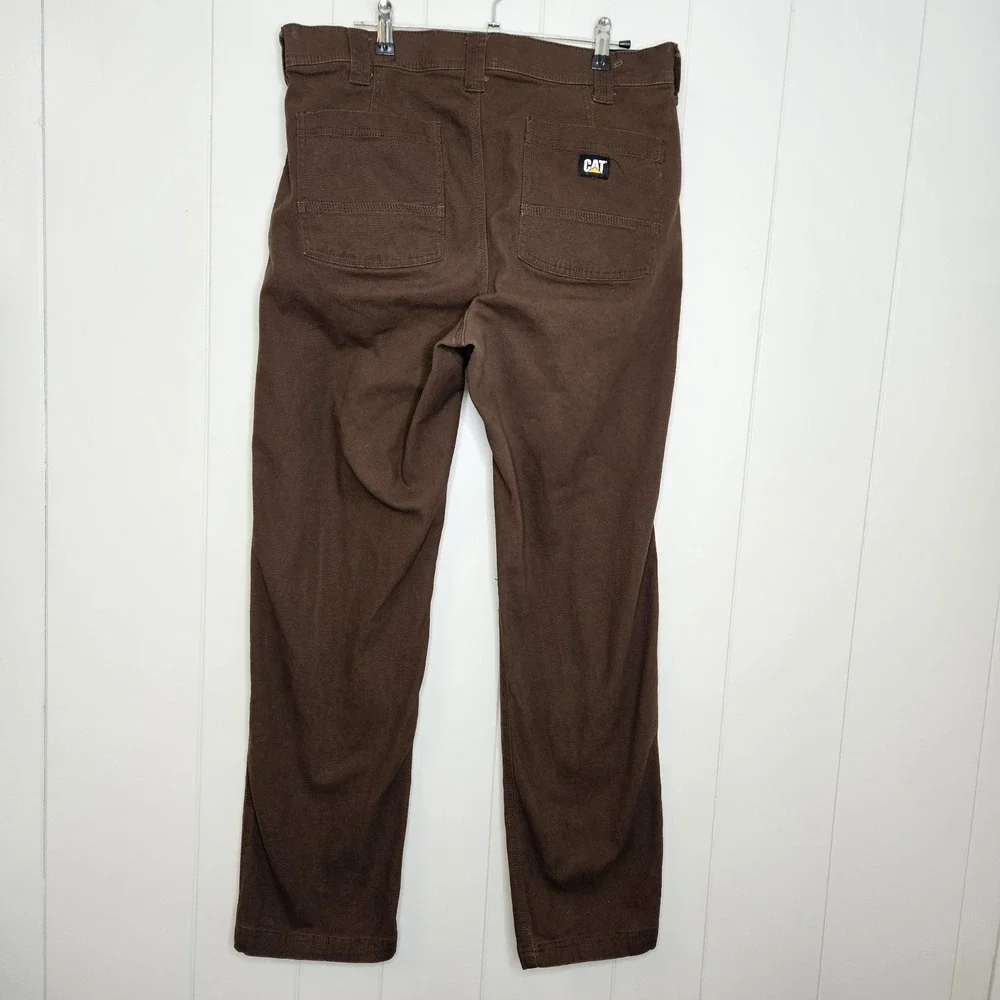 Cat Mens Work Pants‎ Since 1904 Brown Size 34